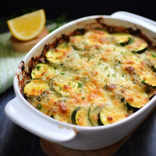 Recette Gratin de Courgettes et Viande Hachée