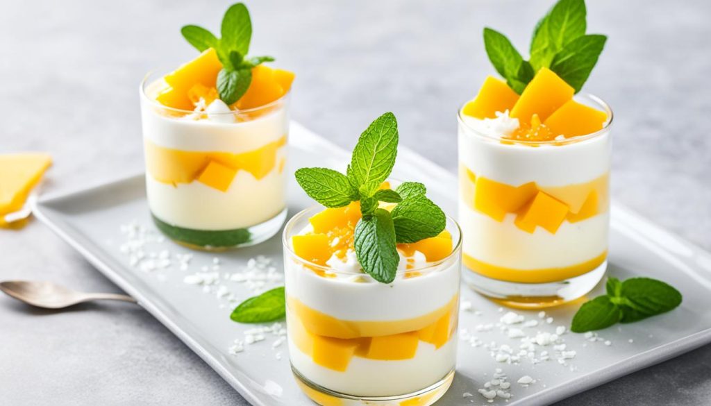 Bienfaits de la panna cotta au lait de coco