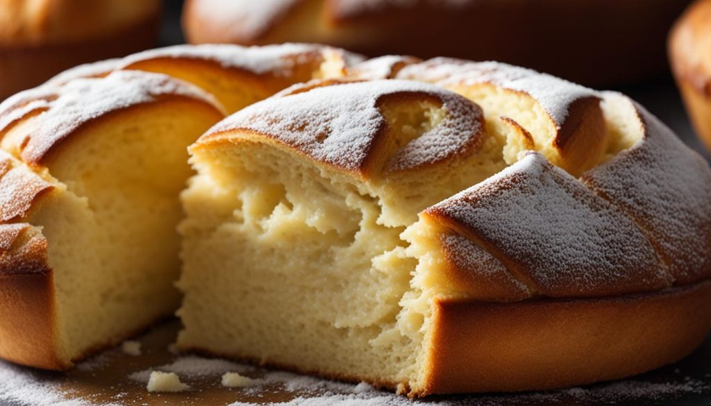 Brioche au fromage blanc à mie filante