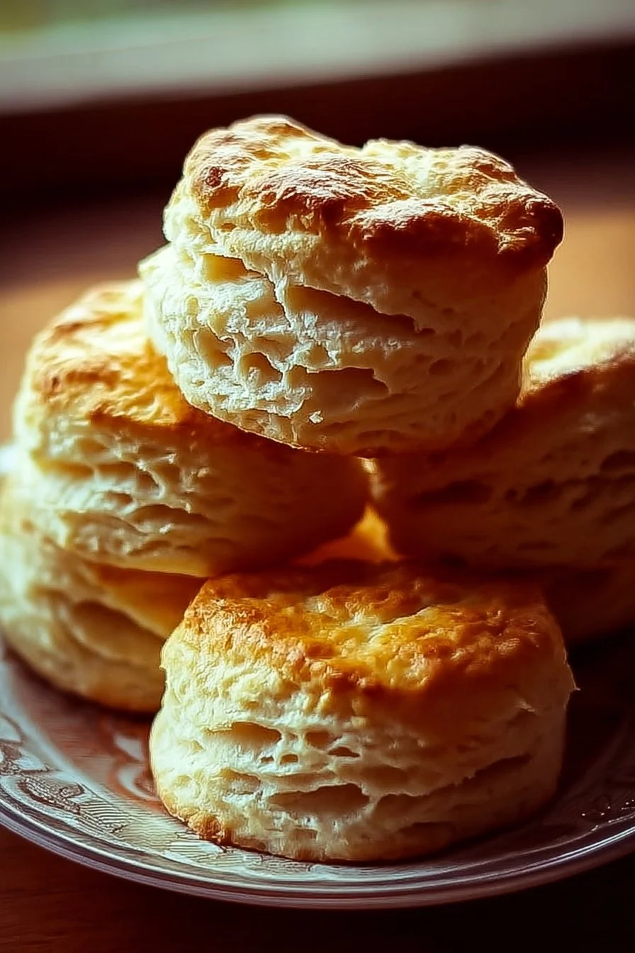 Freshly baked billion dollar buttery biscuits on a rustic wooden table.
