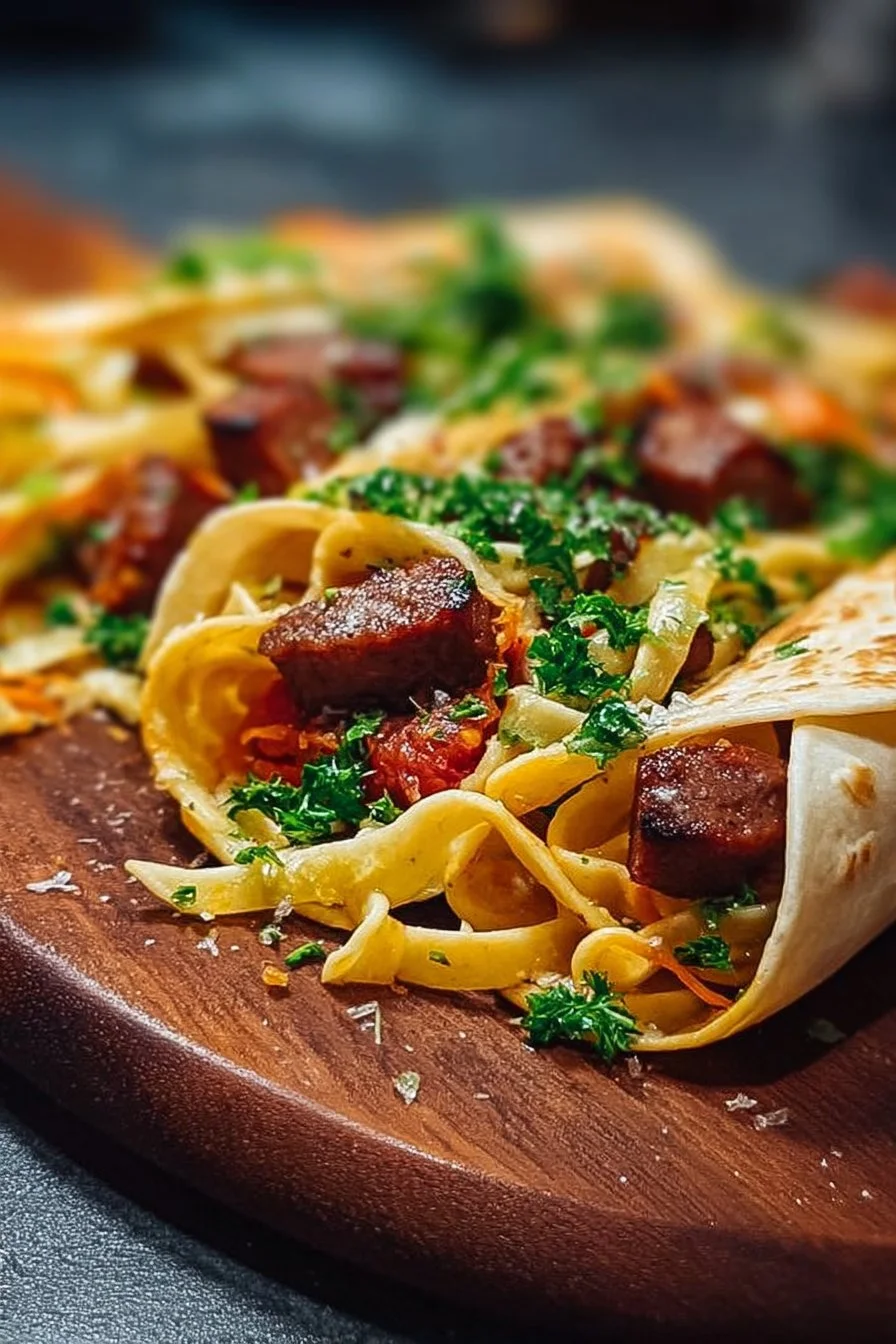 Delicious vegan cheeseburger wraps filled with fresh veggies and plant-based ingredients.