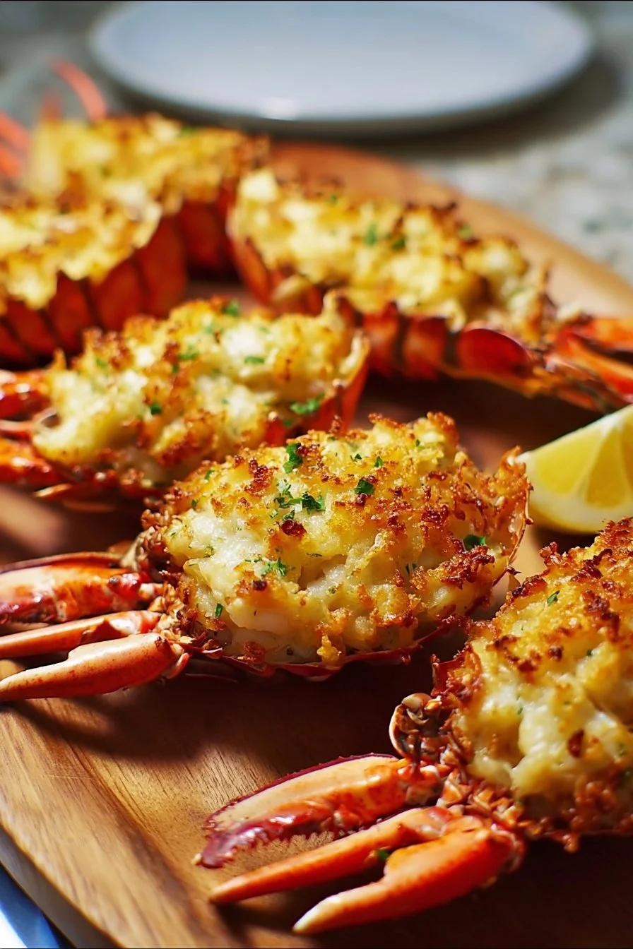 Delicious Lobster Thermidor bites served on a platter for gourmet appetizers