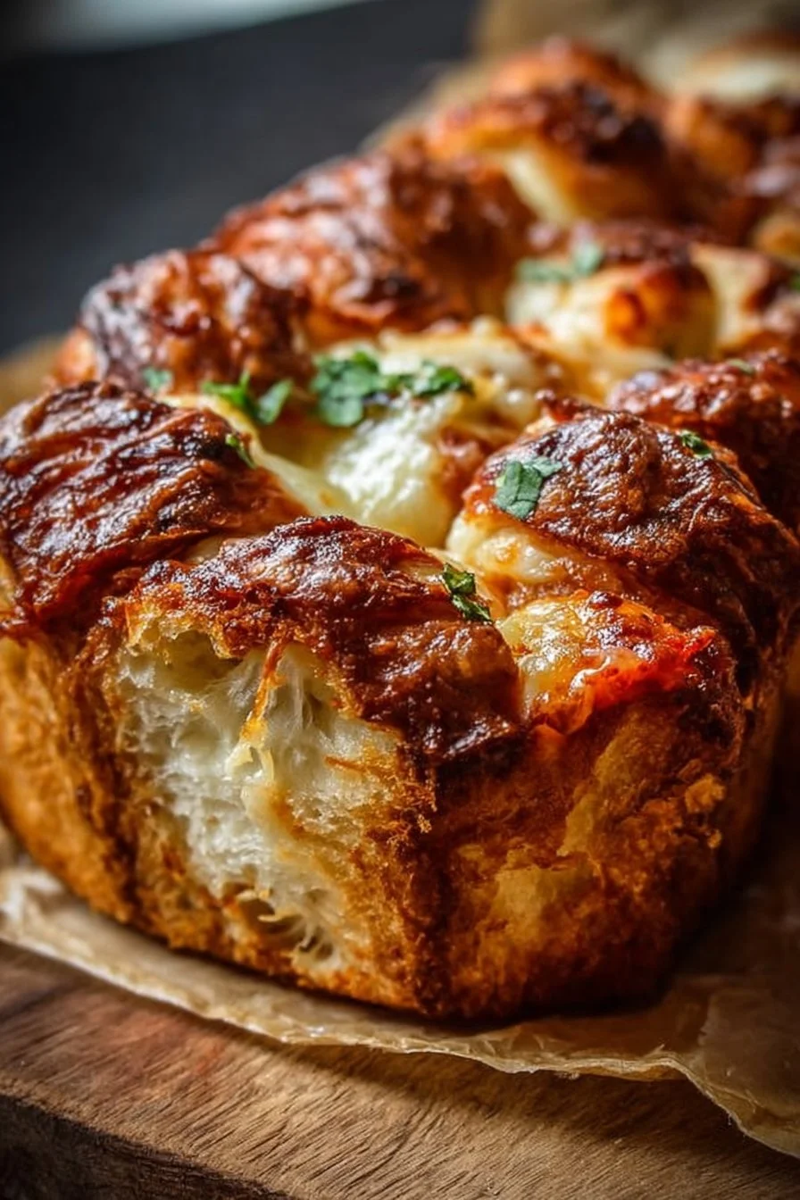 Savory Pizza Monkey Bread recipe for easy meals