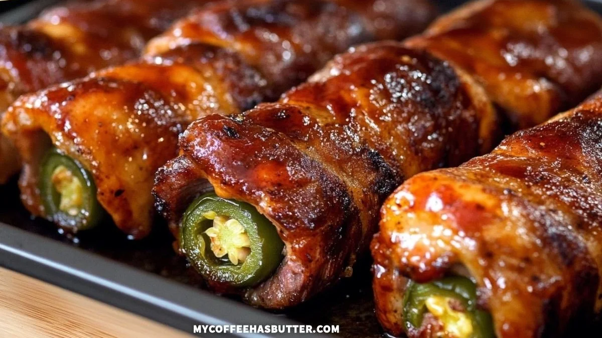 Texas Twinkies featuring jalapeños stuffed with smoked brisket