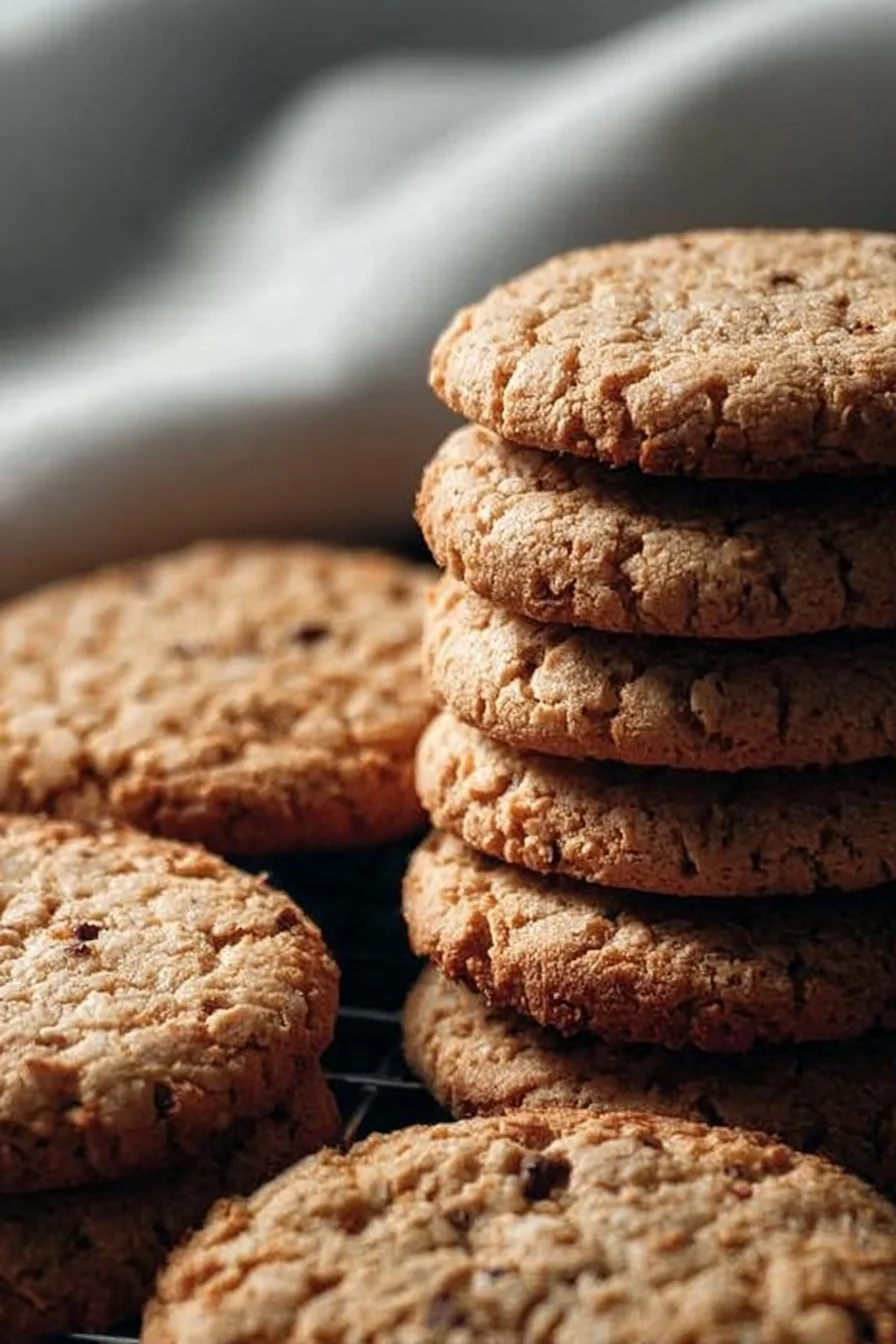 Delicious homemade sourdough discard cookies on a plate