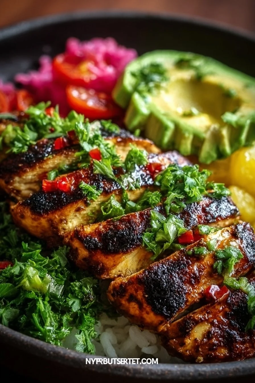 Easy grilled chicken with California avocado for a healthy meal