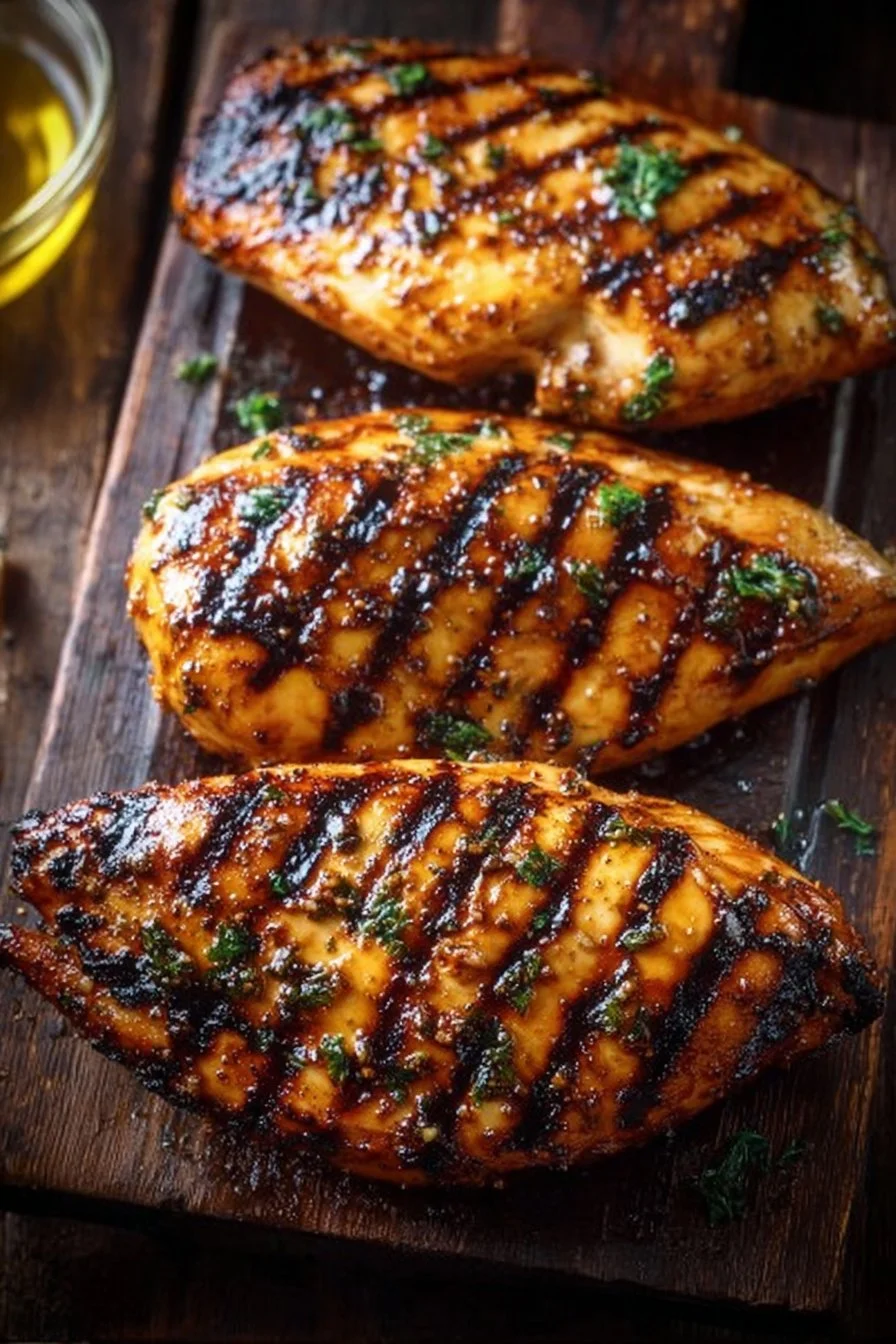 Healthy Orange Dijon Grilled Chicken recipe with vibrant orange and Dijon flavors