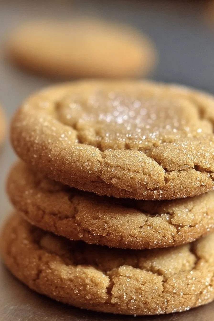 Delicious maple brown sugar cookies on a baking tray, fresh and warm.