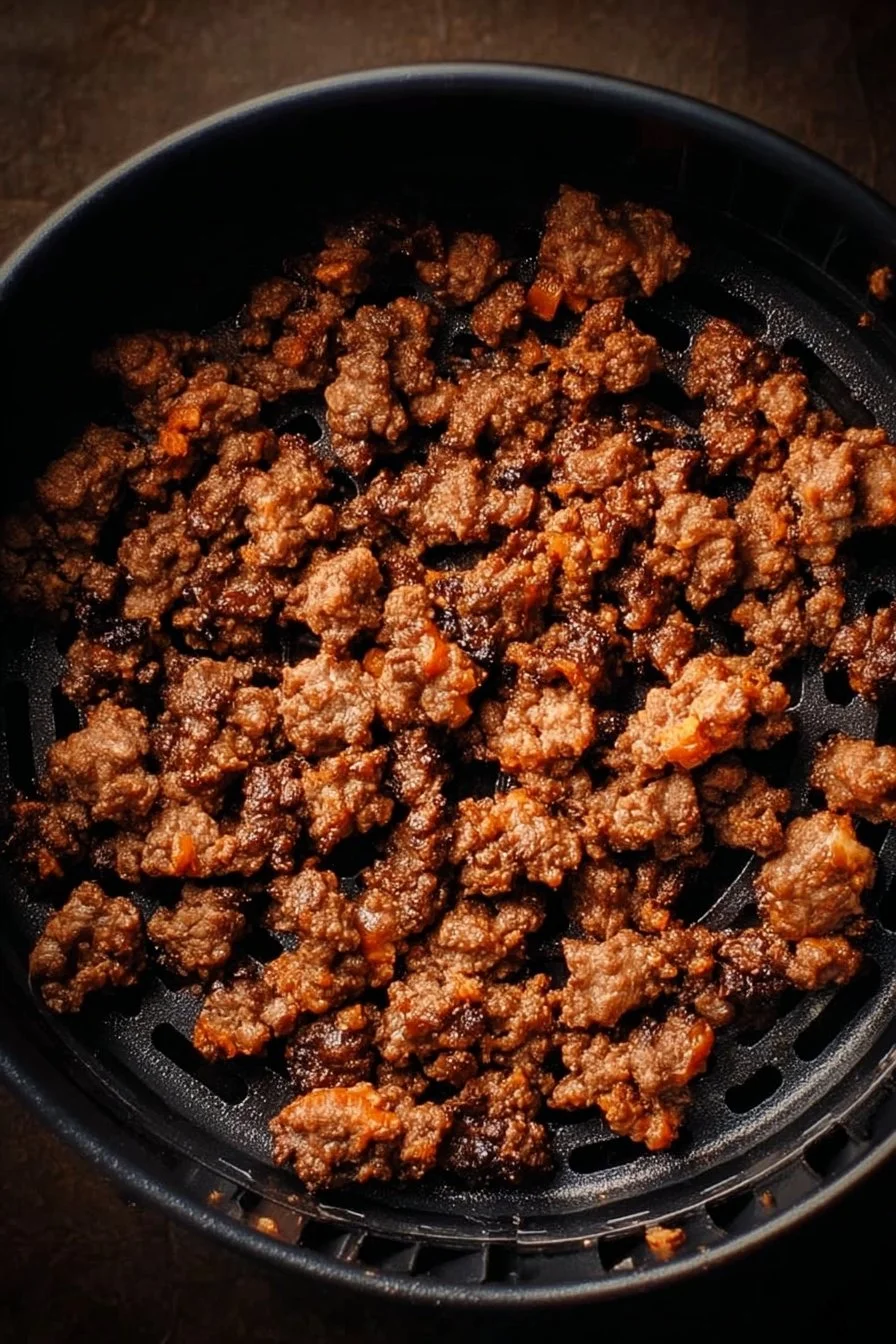 Delicious Air Fryer Ground Beef Delight served on a plate