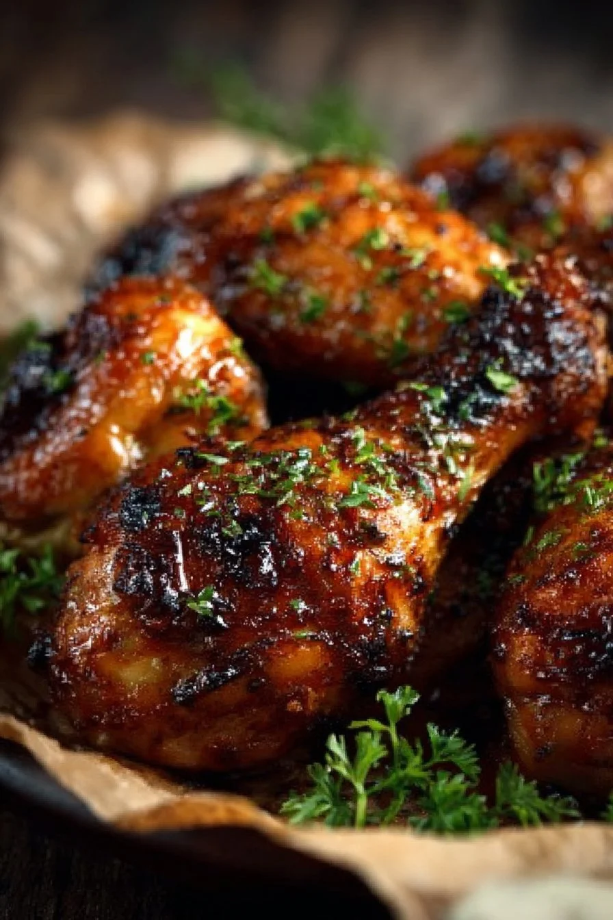 Delicious oven-baked chicken drumsticks cooked to perfection