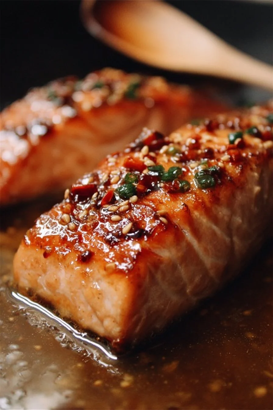 Homemade salmon glaze ready to enhance the flavor of grilled salmon