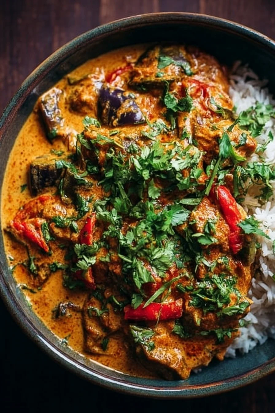 Creamy Aubergine Curry