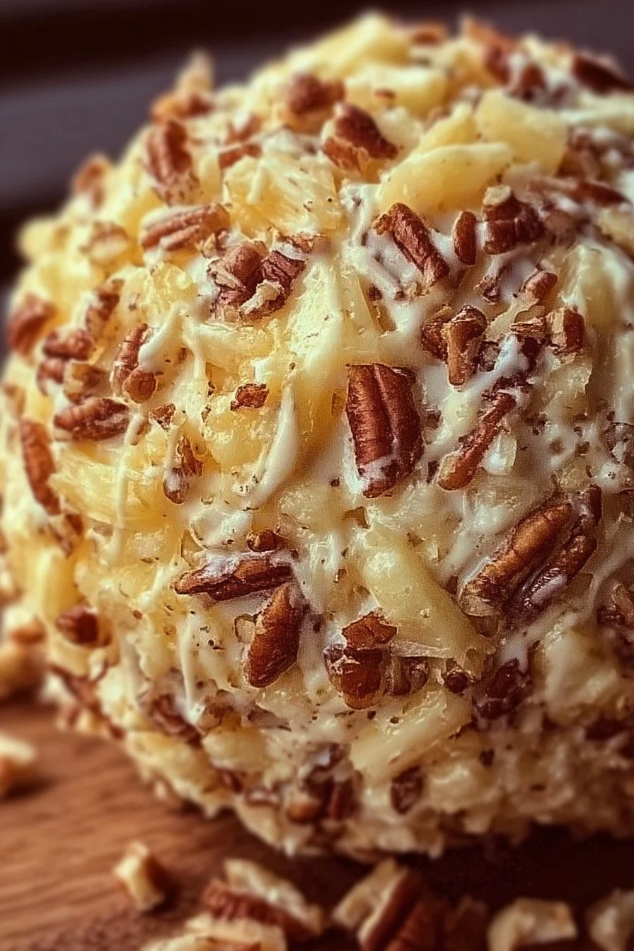 Delicious Pineapple Pecan Cheese Ball