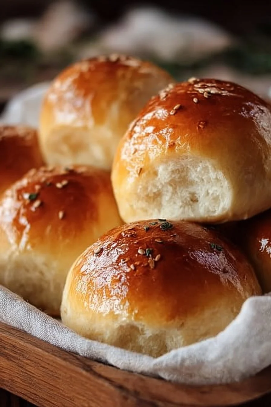 Easy homemade dinner rolls ready in 30 minutes, fluffy and delicious