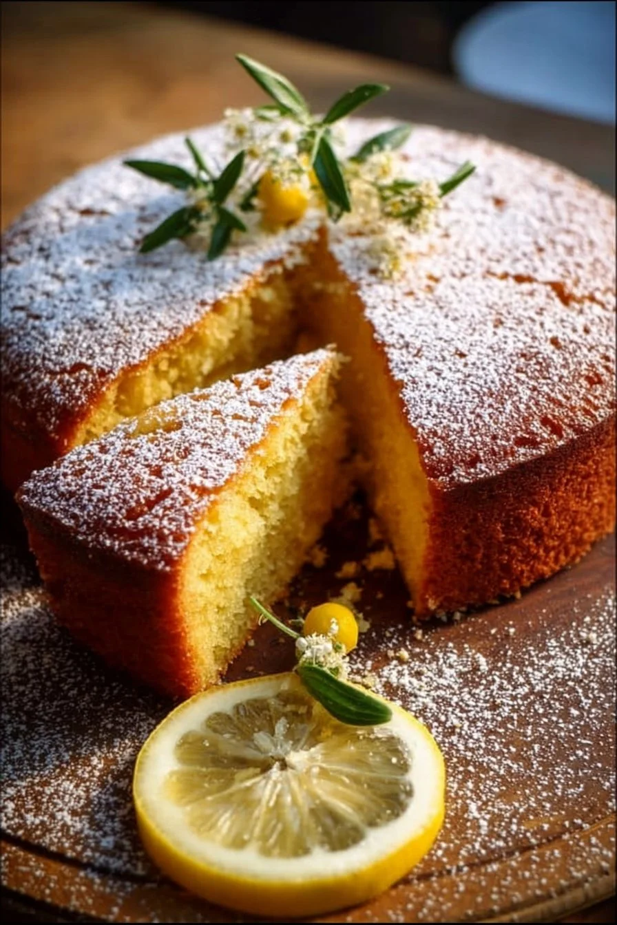 Sizzling one-bowl lemon and olive oil cake with a zestful glaze