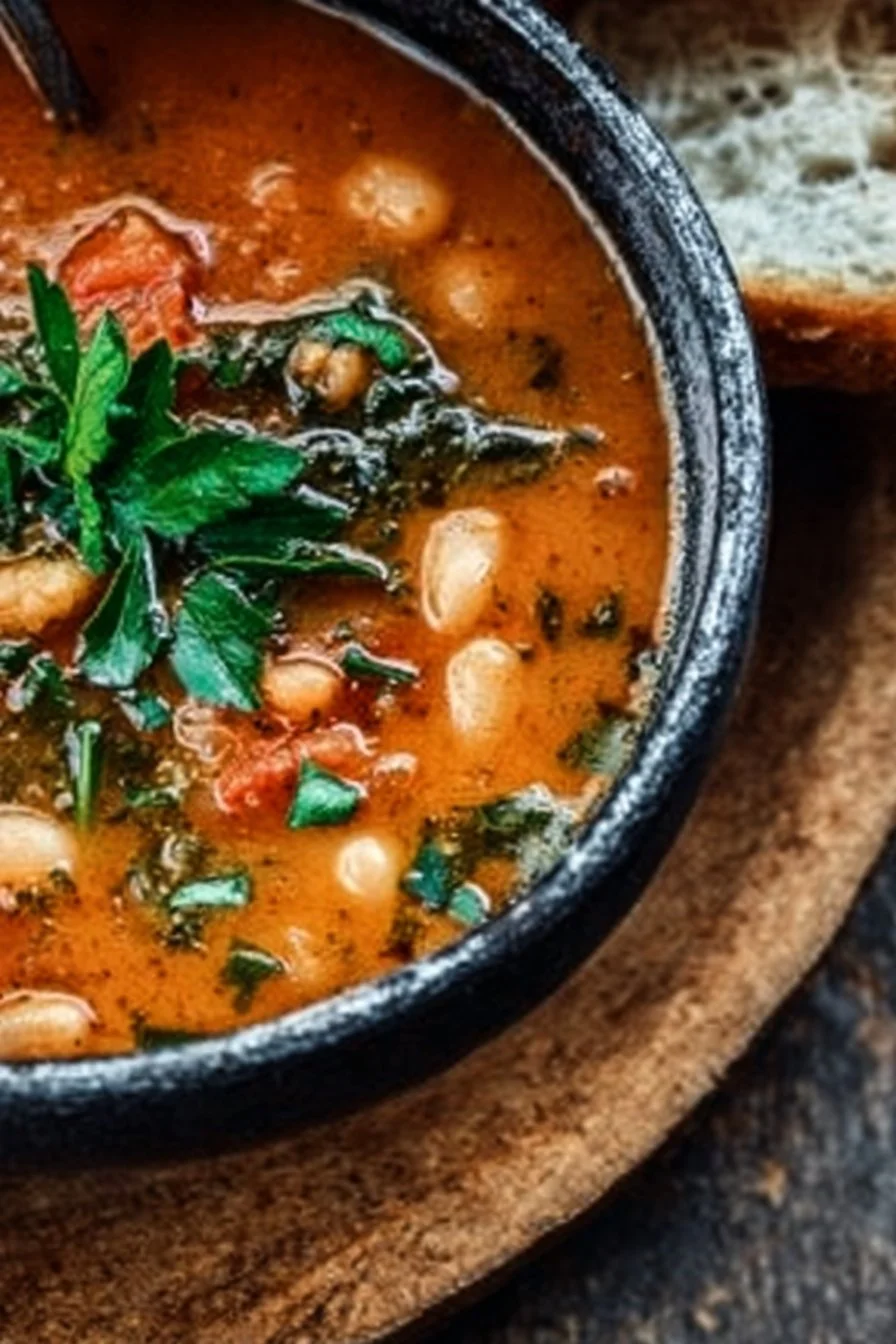 Best Creamy Vegan Tomato White Bean Stew