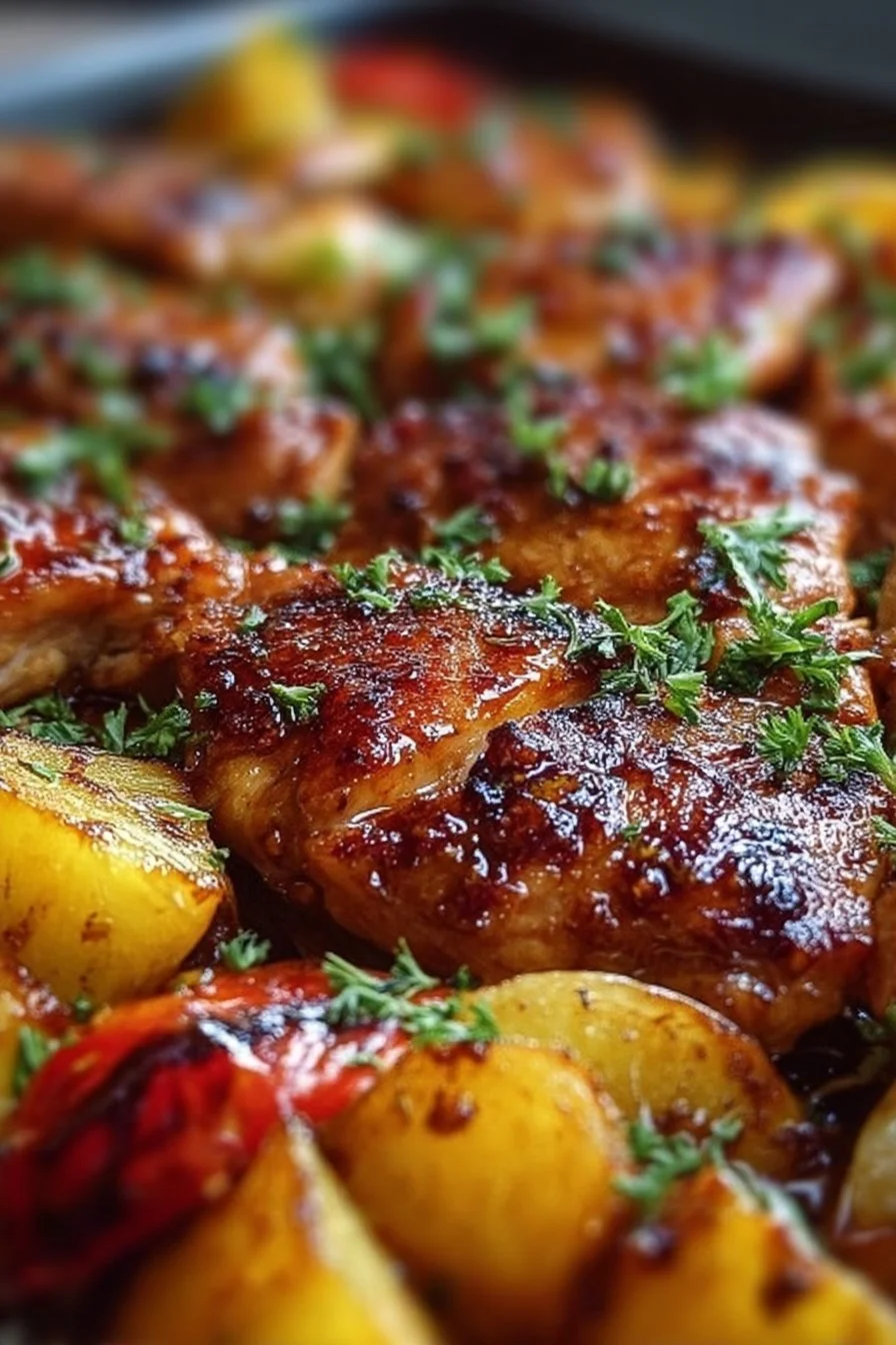 Best Hawaiian Chicken Sheet Pan