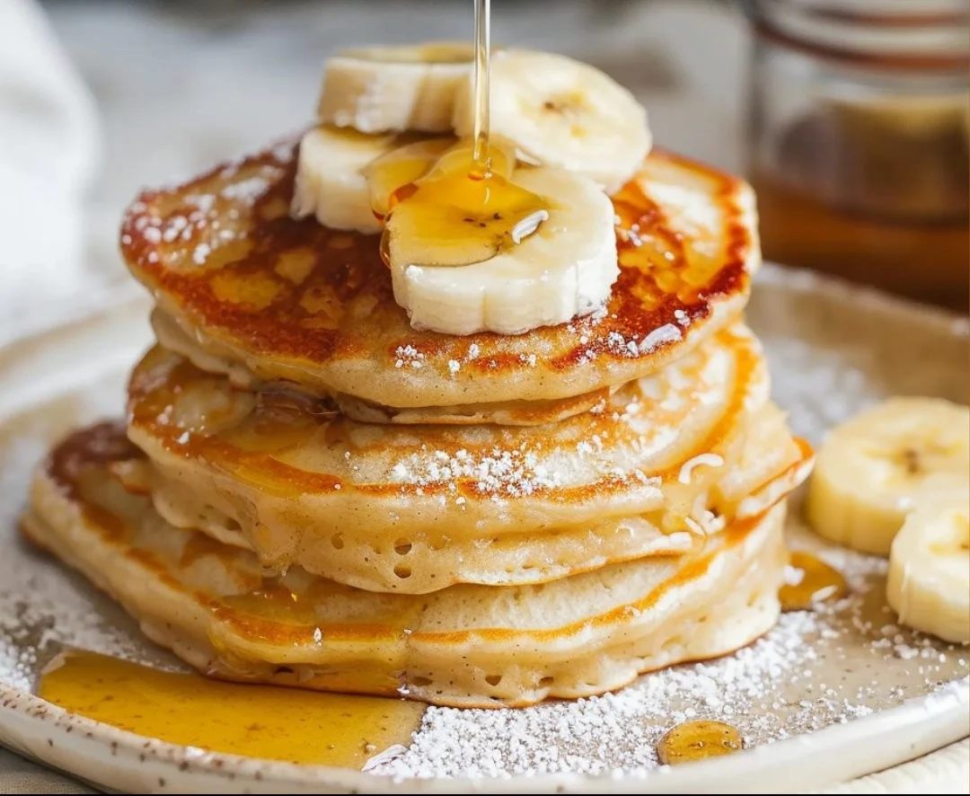 Brown Sugar Banana Pancakes