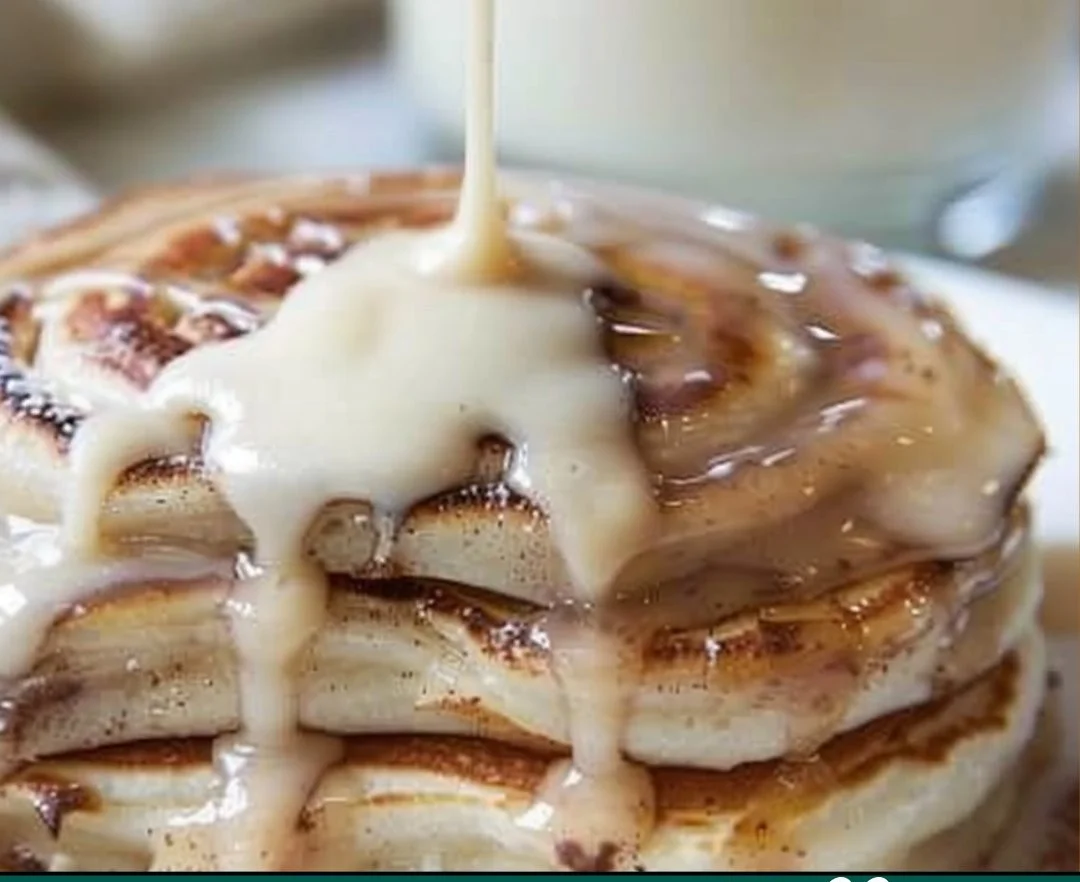 Cinnamon Roll Pancakes
