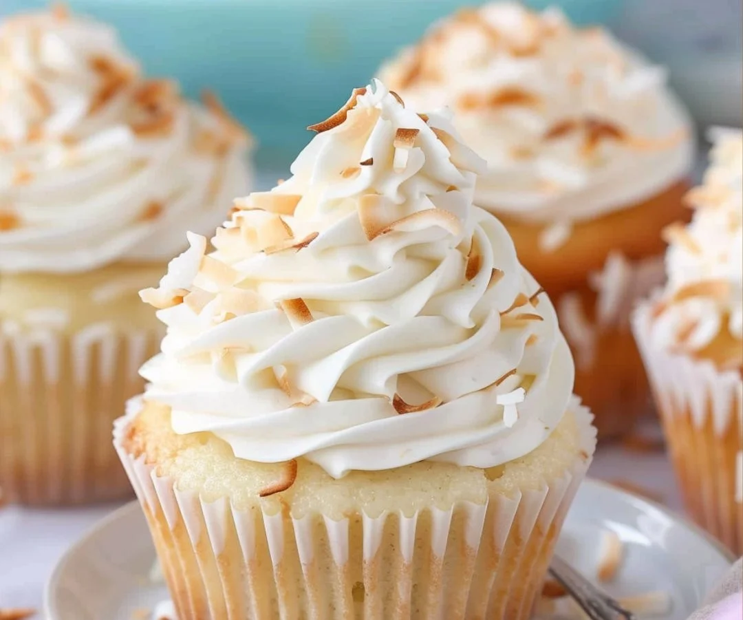 Coconut Cream Pie Cupcakes