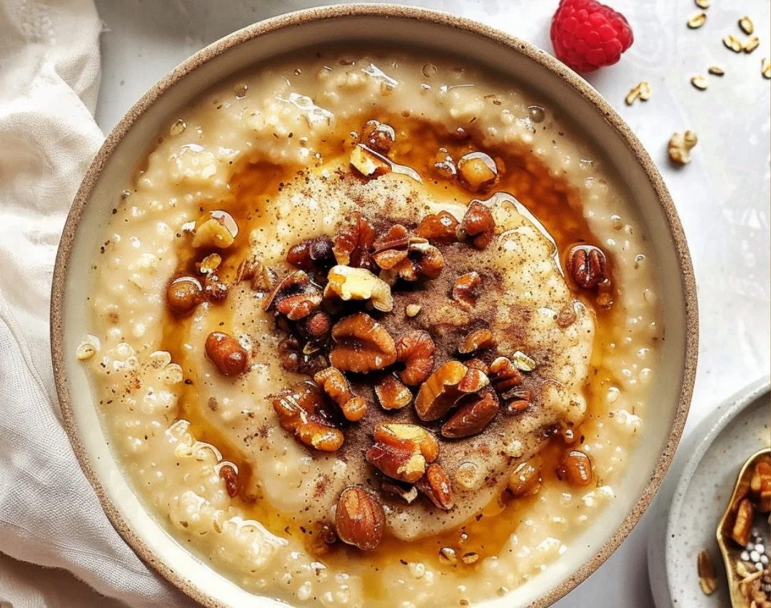 Creamy Vanilla Millet Porridge