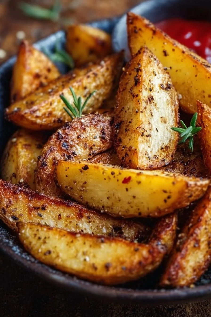 Crispy Air-Fryer Potato Wedges