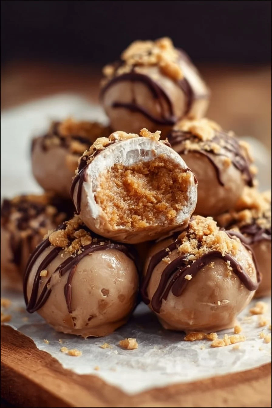 Crispy Frozen Greek Yogurt Peanut Butter Bites