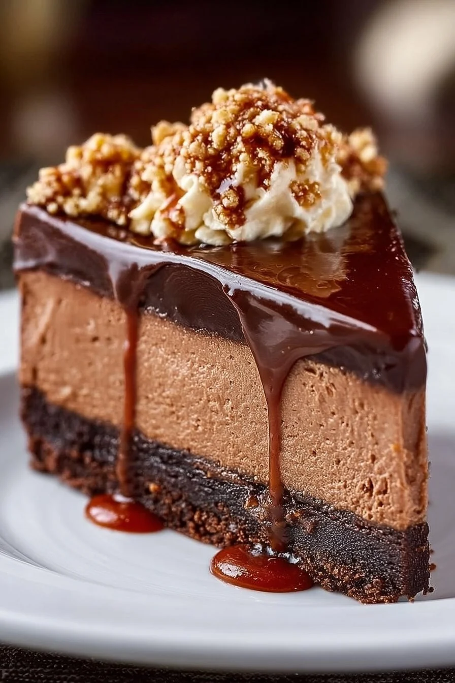 Decadent German Chocolate Cheesecake