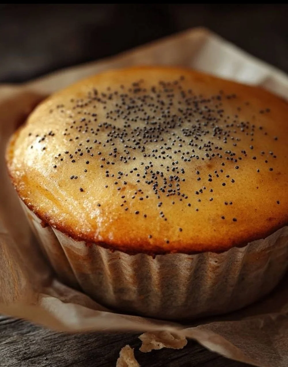 A variety of delicious muffin recipes displayed on a wooden table.