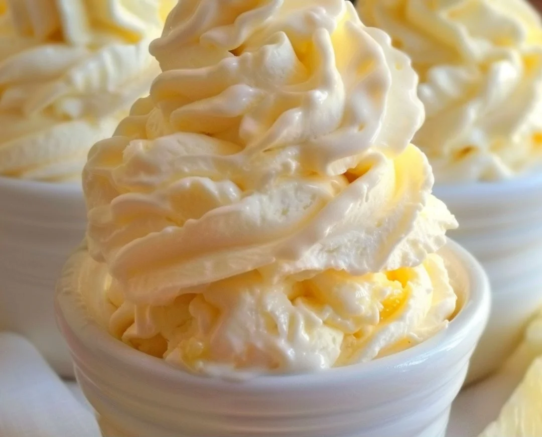 Homemade Pineapple Soft Serve Ice Cream
