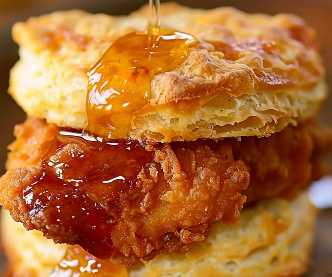 Hot Honey Chicken Biscuits