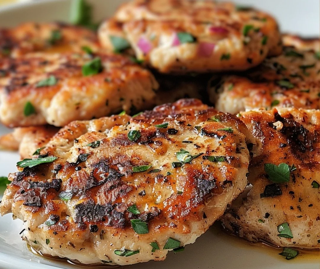 Mediterranean Chicken Patties