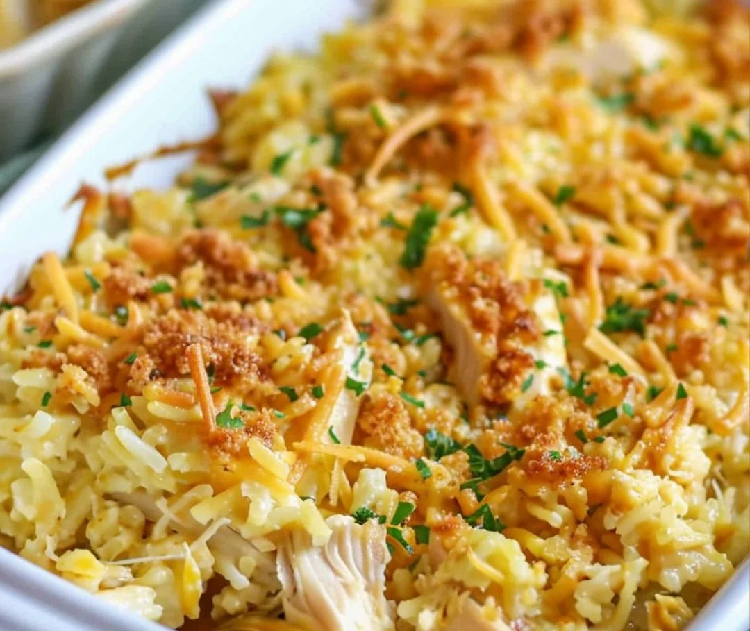 Million Dollar Chicken Rice-A-Roni Casserole