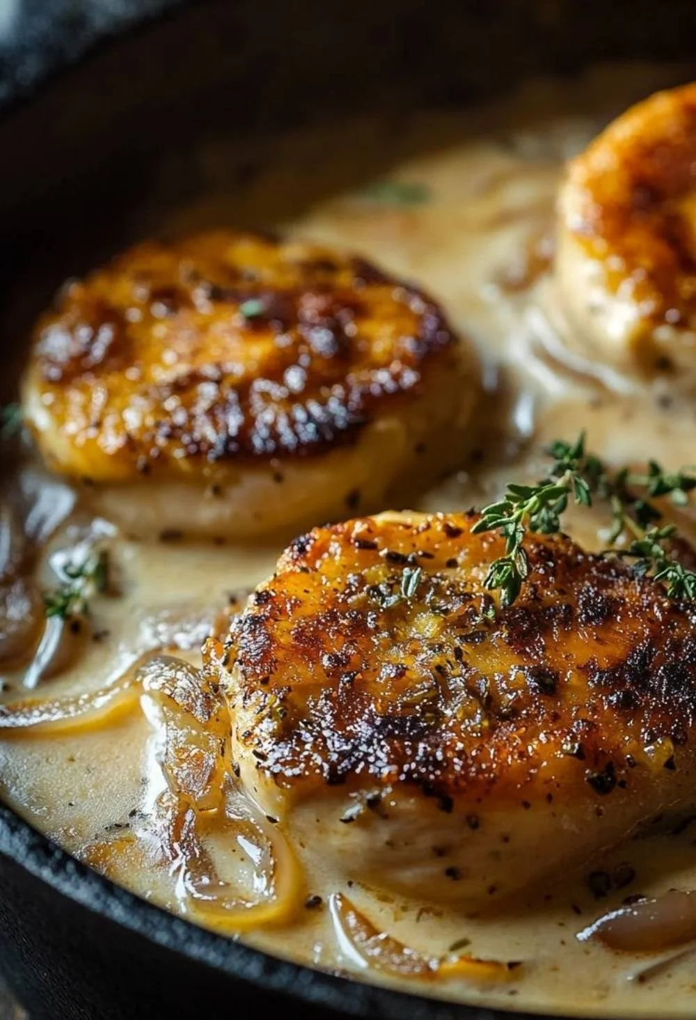 Perfectly Pan-Seared Chicken with Creamy Sauce