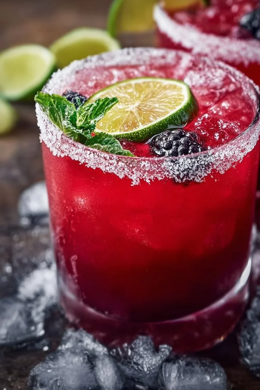 Refreshing Blackberry Margarita Smash