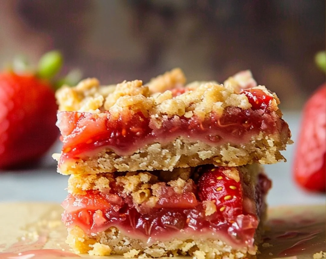 Strawberry Rhubarb Bars