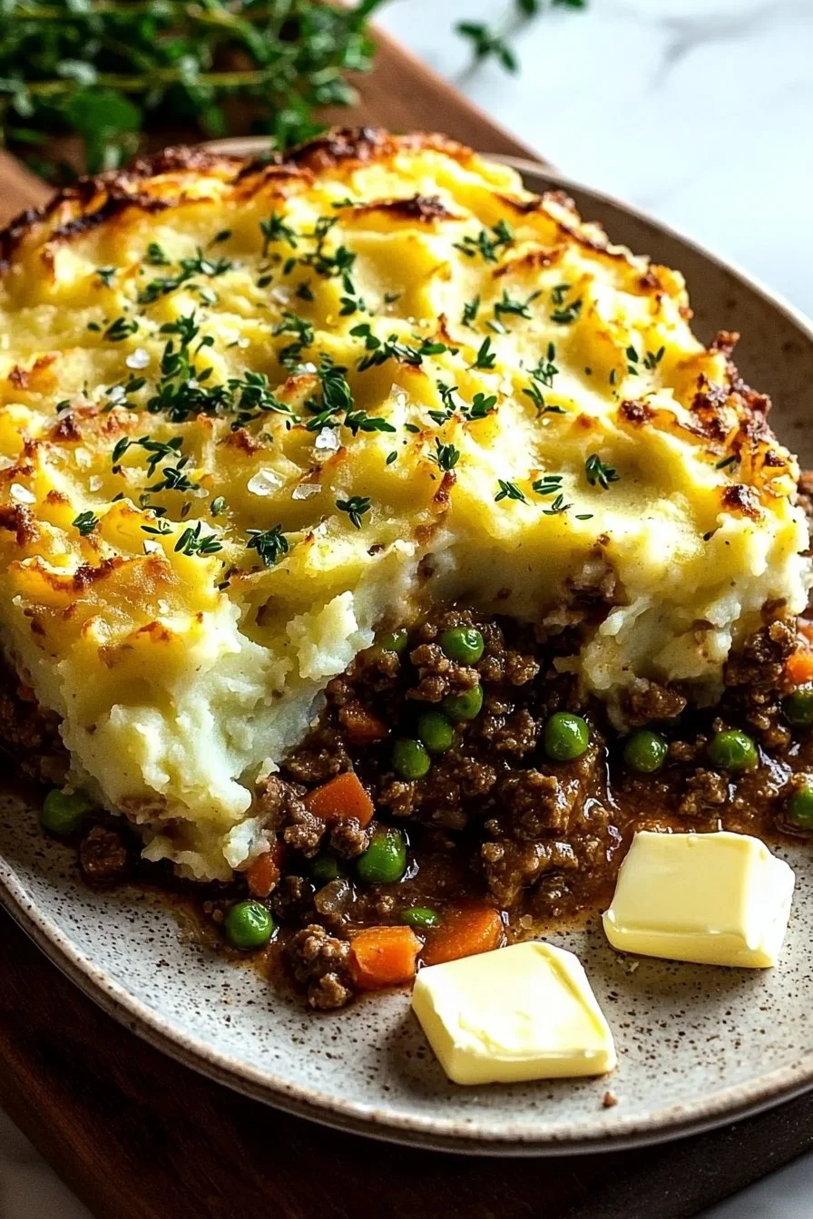 Cozy Shepherd's Pie with Easy Creamy Garlic Mashed Potatoes