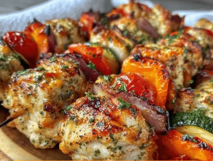 Flavorful Grilled Chicken Kabobs