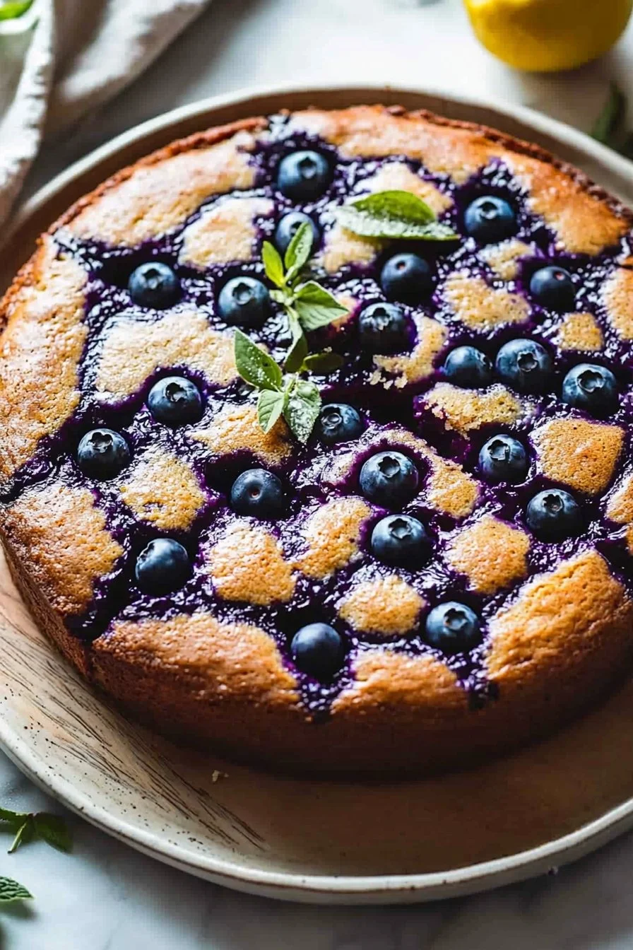 Greek Yogurt Blueberry Cake - Heavenly Fall Treat