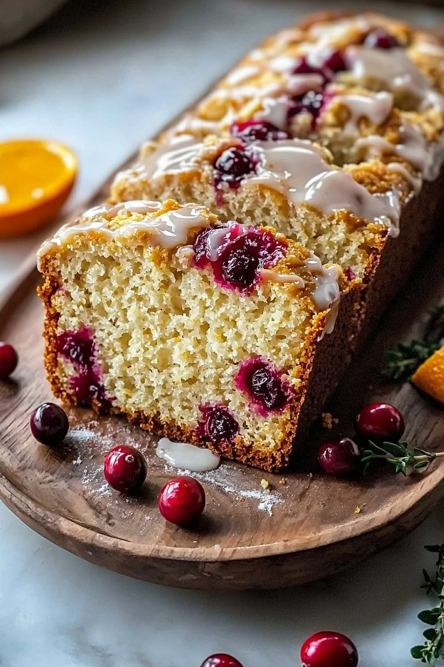 Moist Cranberry Orange Bread
