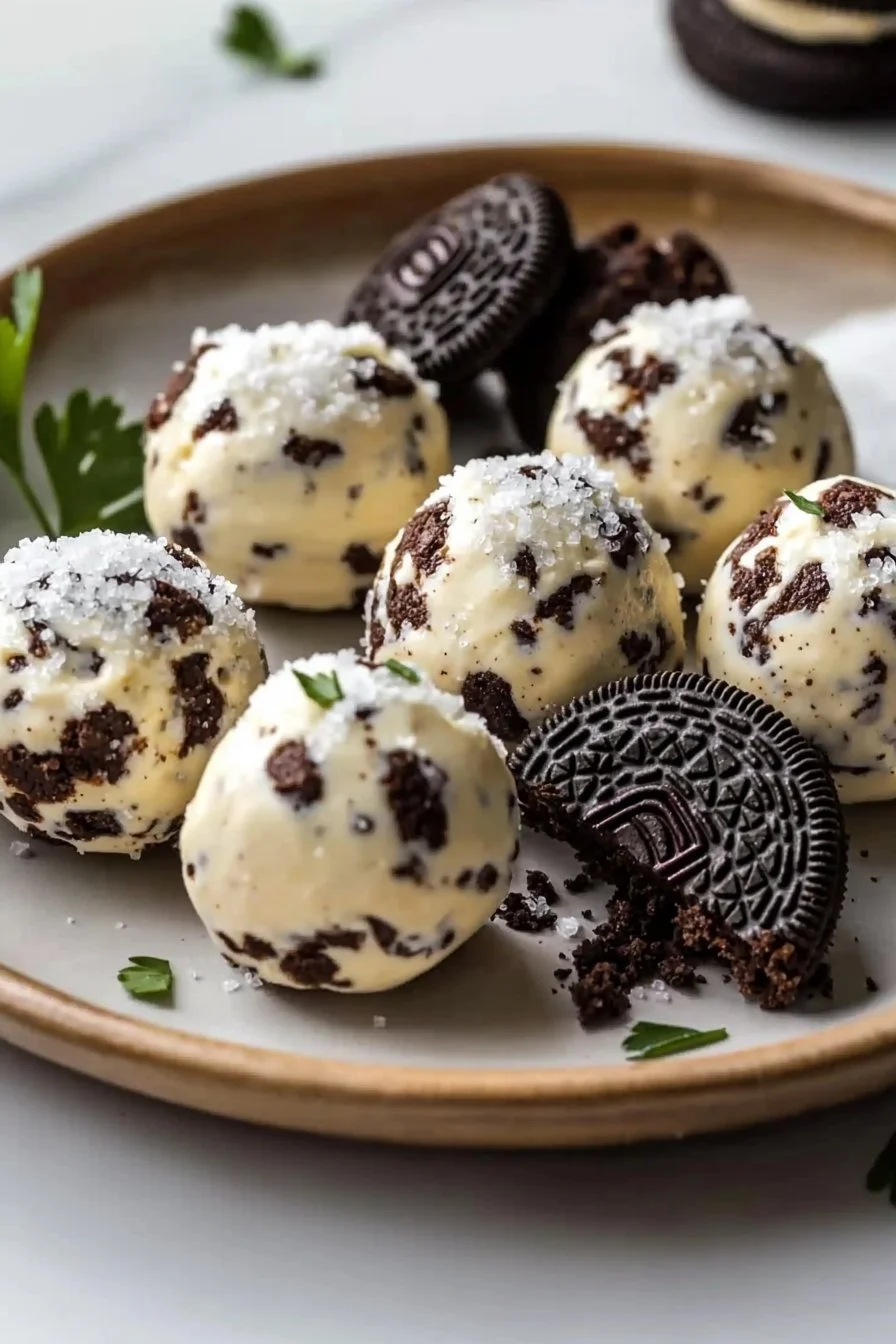 No-Bake Cookies & Cream Cheesecake Balls