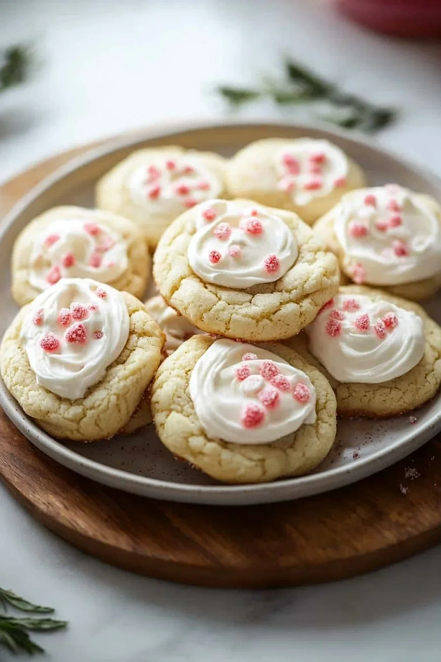 Peppermint Sugar Cookies