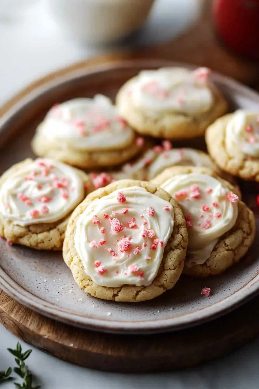 Peppermint Sugar Cookies