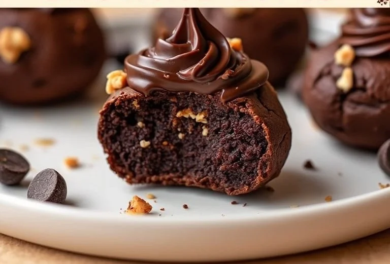 Healthy Protein Brownie Bites for guilt-free snacking and energy boost