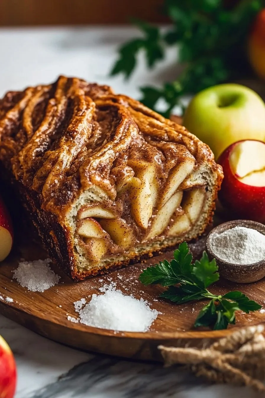 Apple Cinnamon Babka Bread