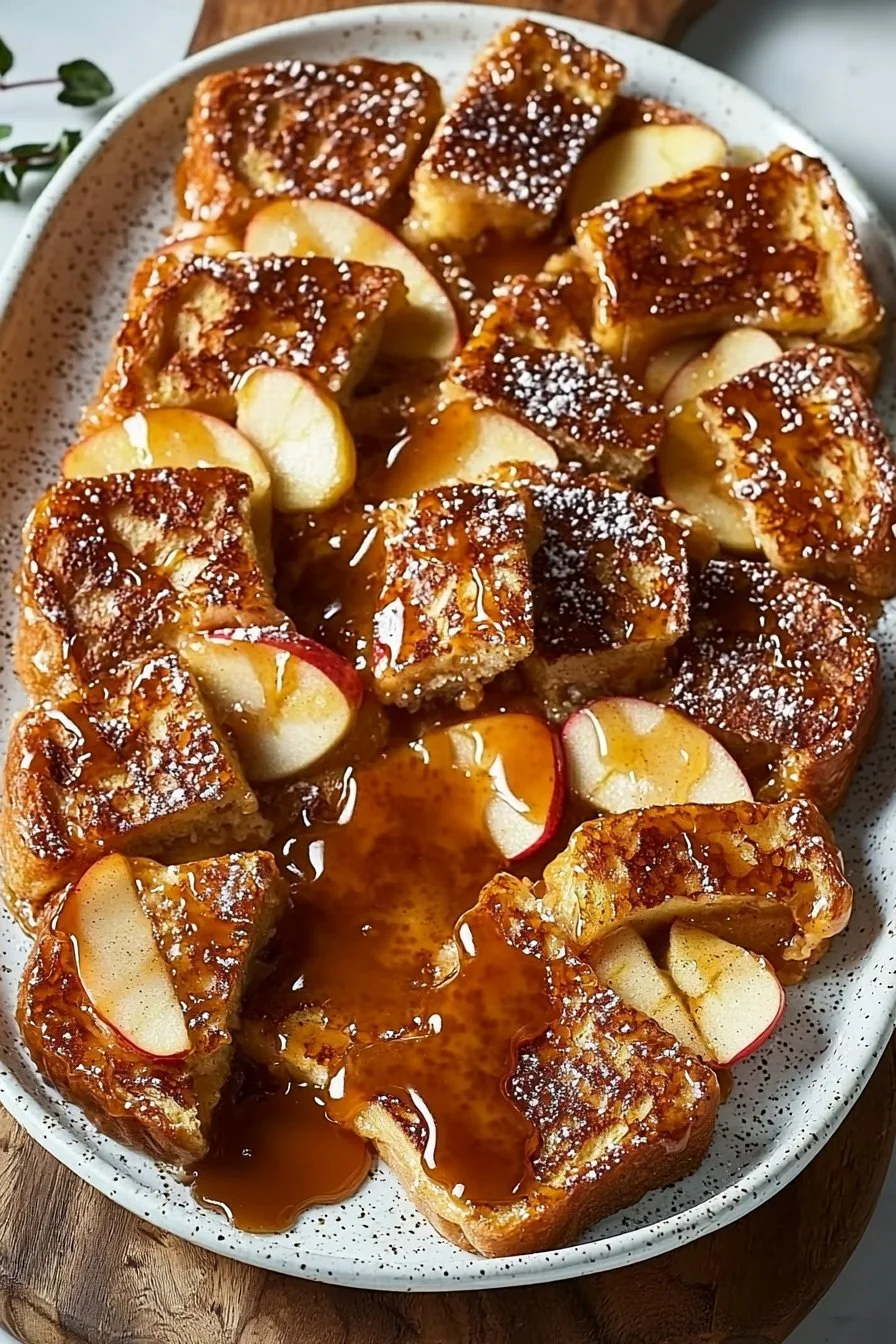 Caramel Apple French Toast Bake