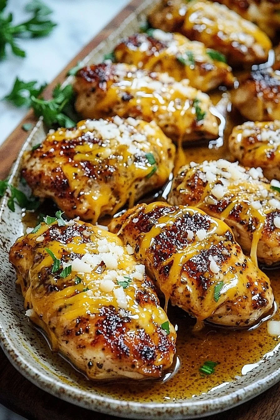 Cheesy Honey Mustard Chicken