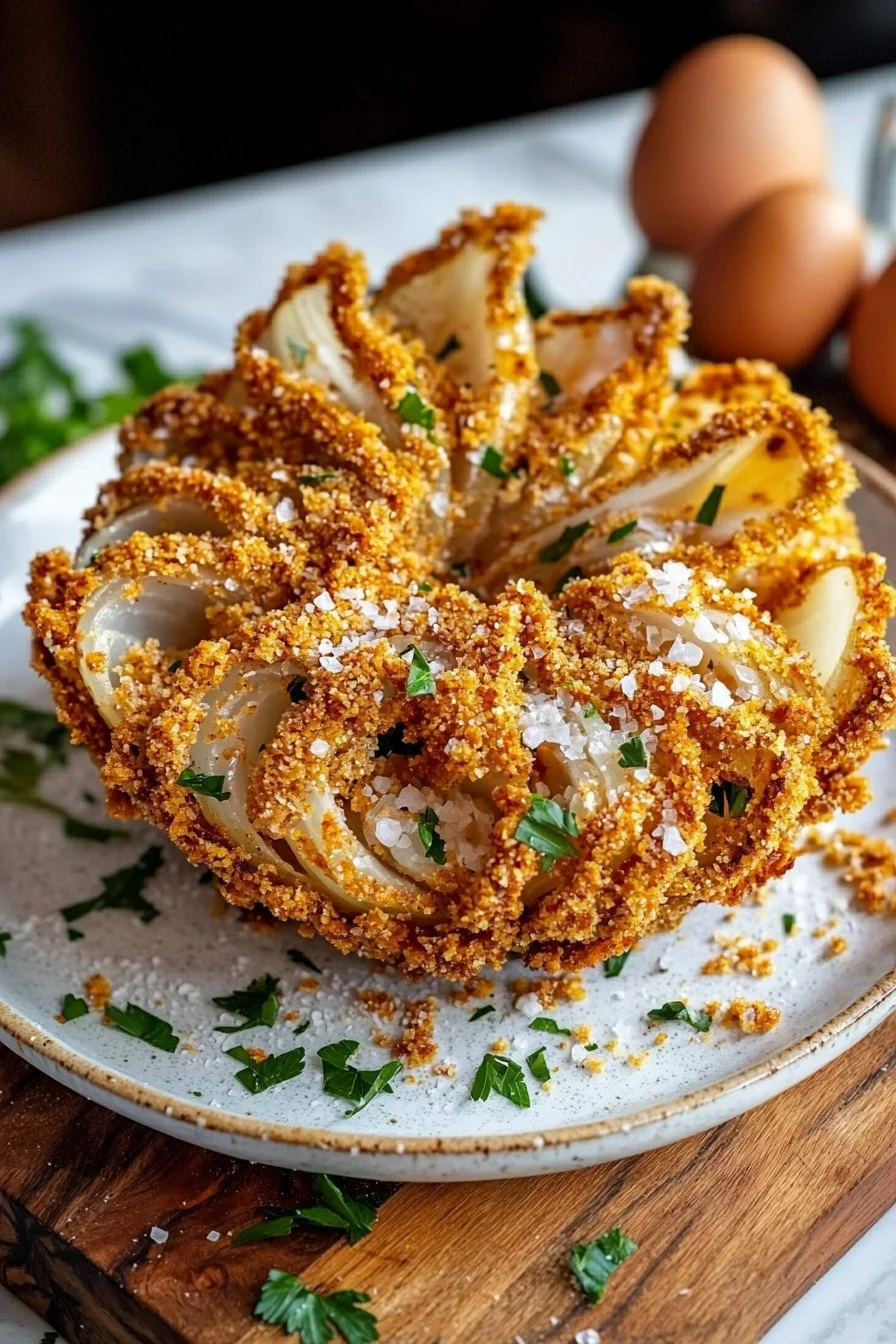 Crispy Air Fryer Blooming Onion