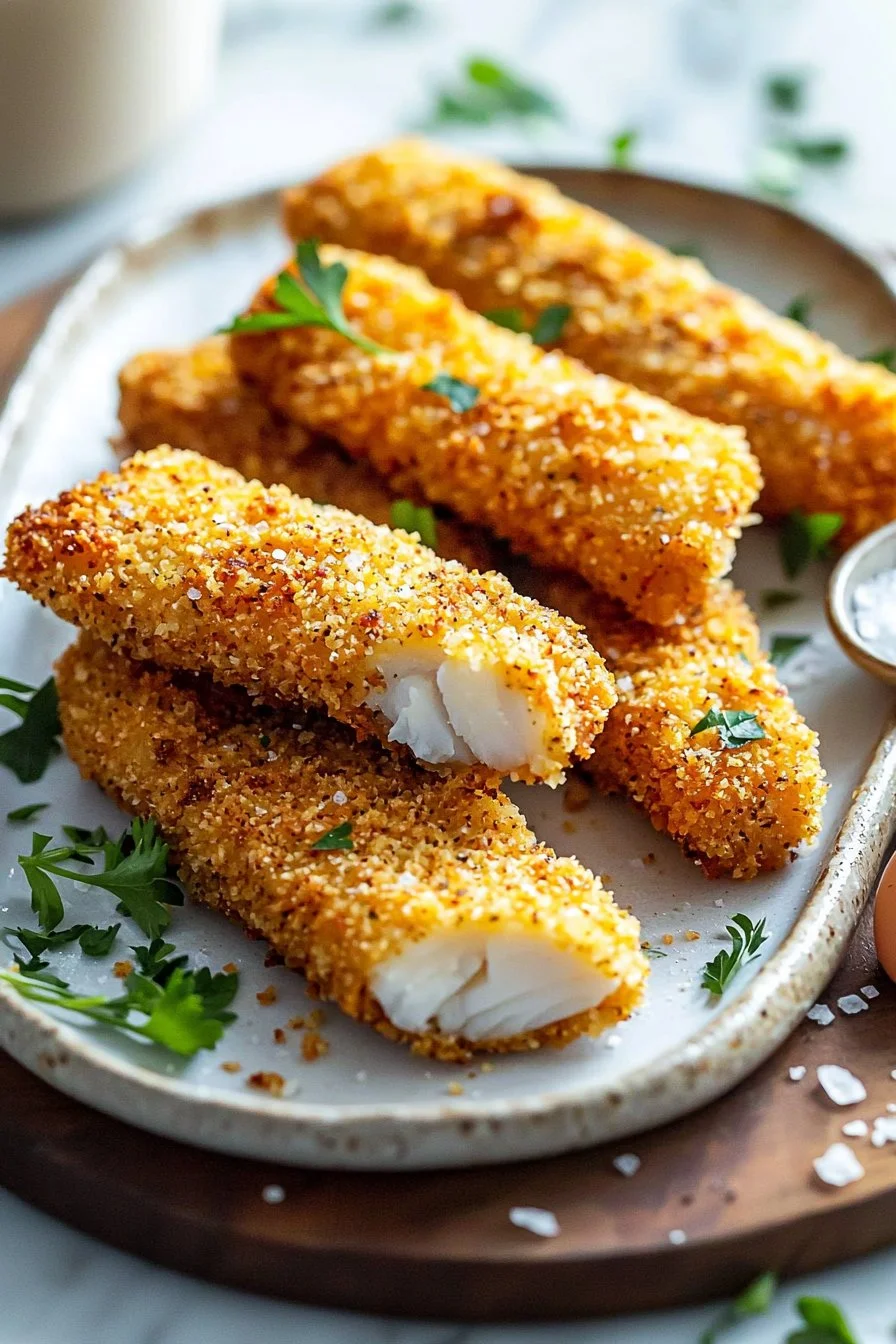 Crispy Baked Fish Sticks - Healthy & Kid-Friendly