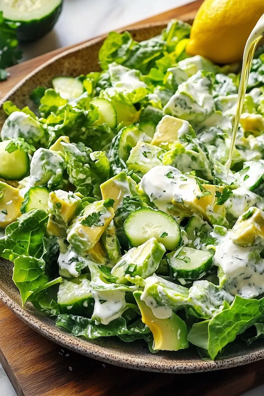 Green Goddess Salad (Creamy & Crunchy)